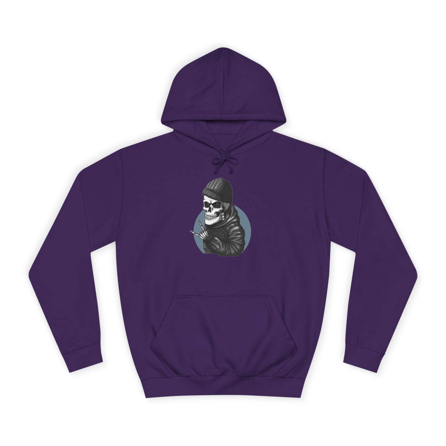Skull Unisex College Hoodie - Streetwear Casual Style