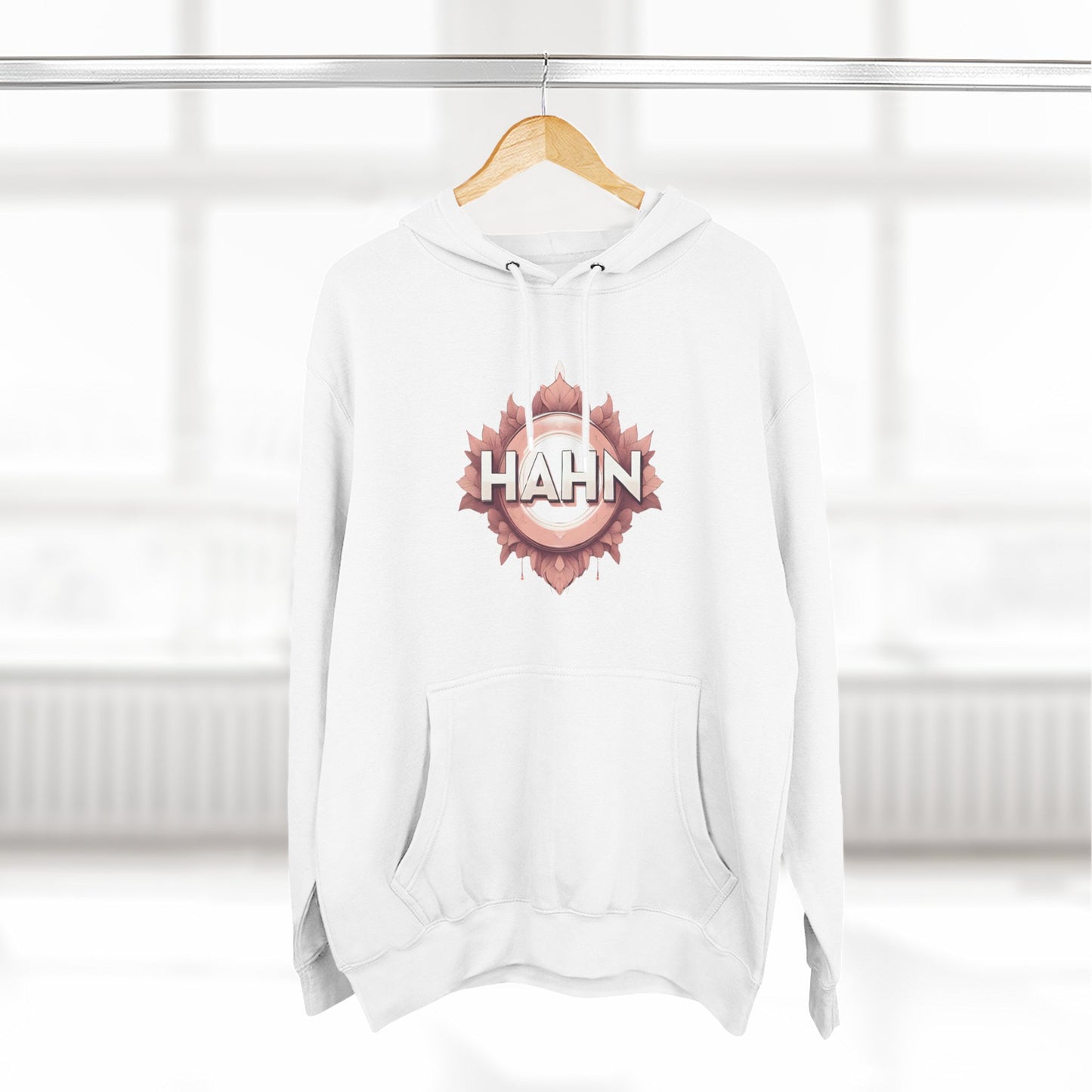 'HAHN' - WOMENS THREE PANEL FLEECE HOODIE