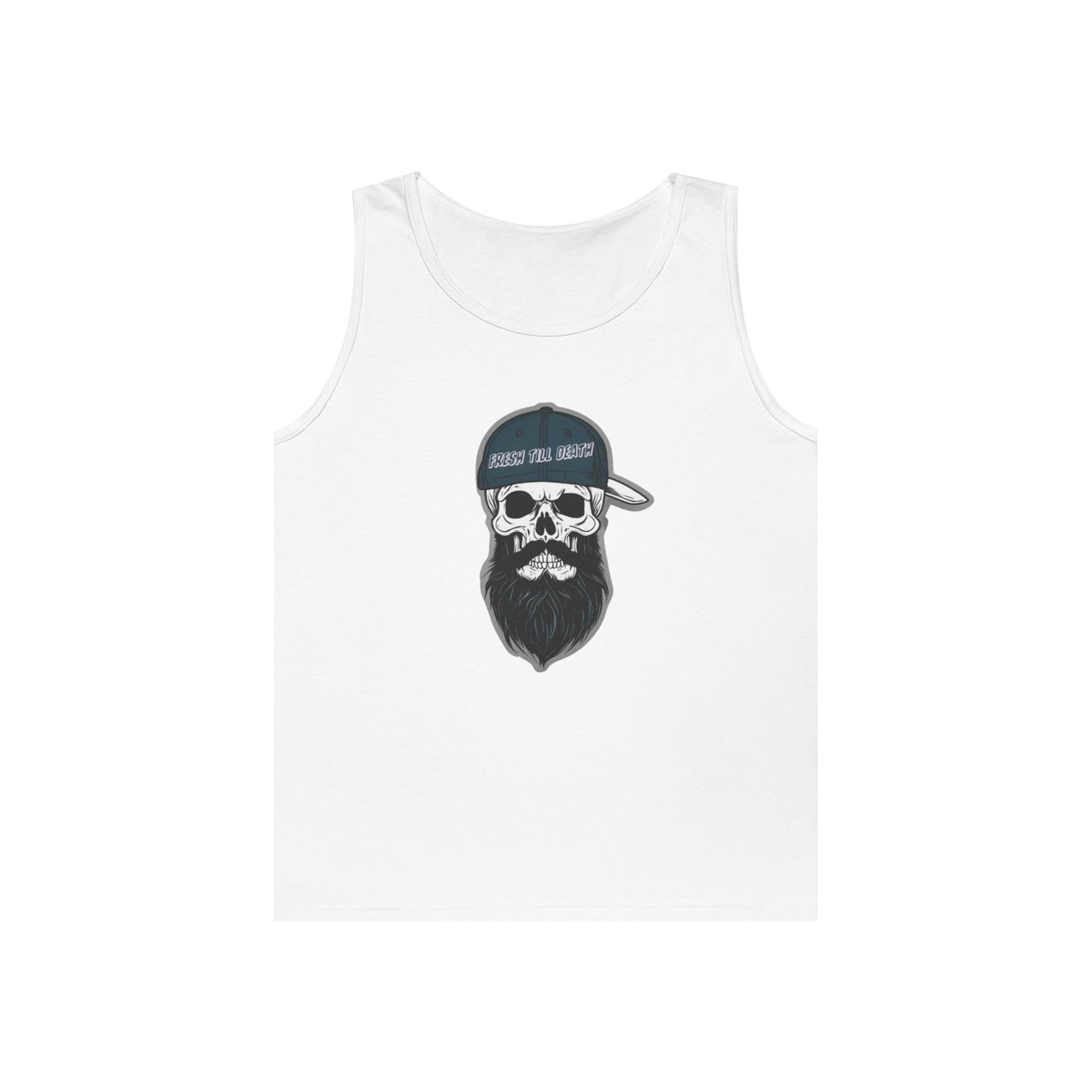 'FRESH TILL DEATH' PUNKIN' - UNISEX HEAVY COTTON TANK TOP