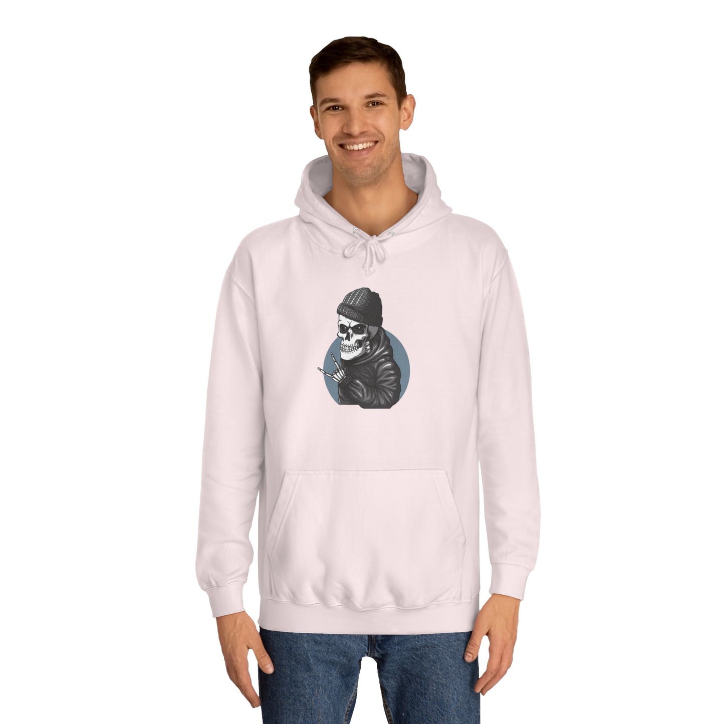 Skull Unisex College Hoodie - Streetwear Casual Style