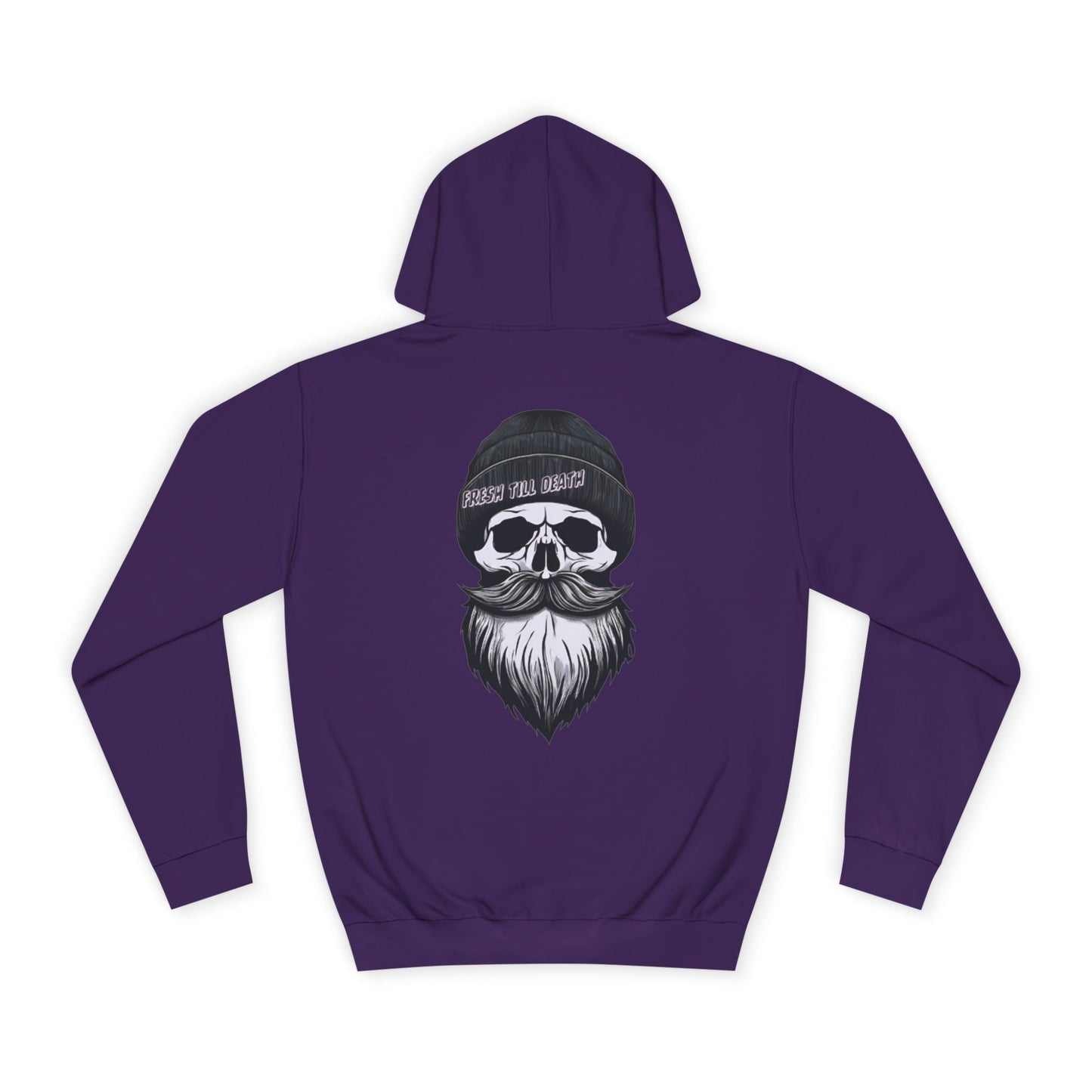 'FRESH TILL DEATH' - Hipster - UNISEX COLLEGE HOODIE