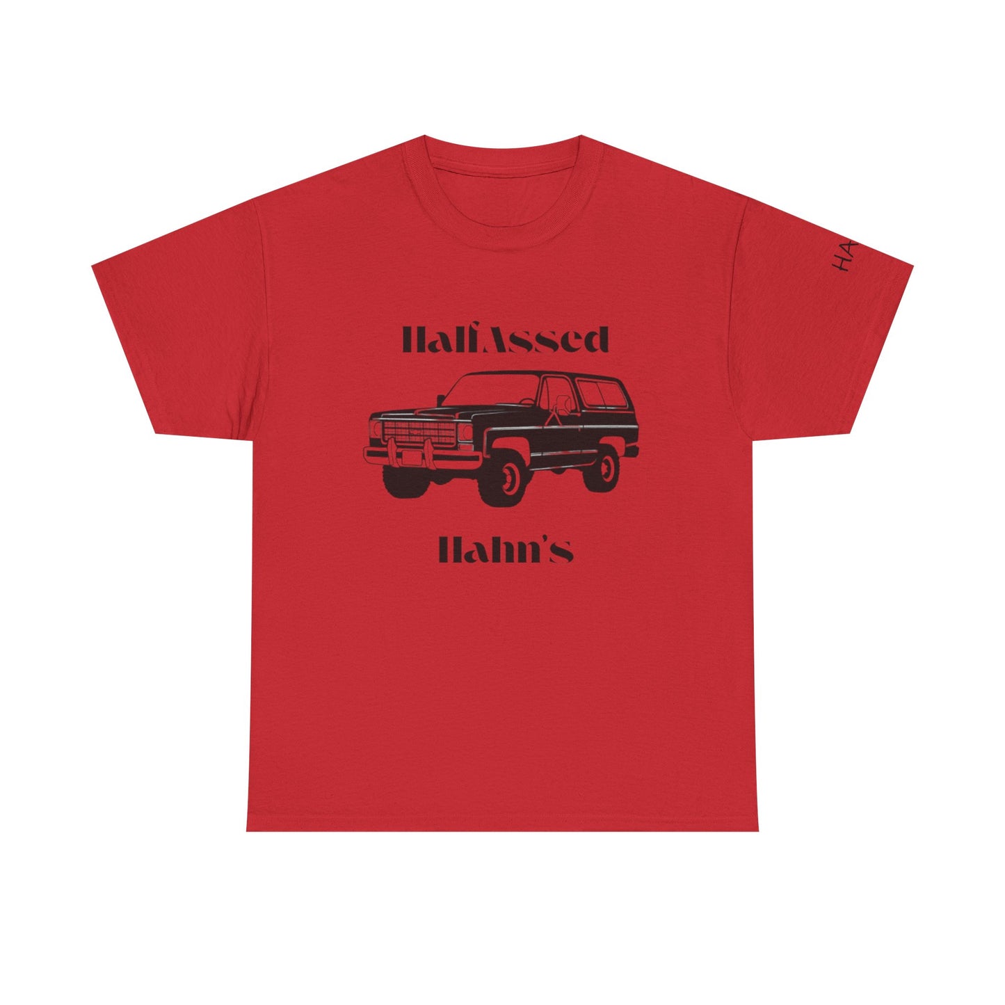 Half Assed Unisex Heavy Cotton Tee - Stylish and Casual T-Shirt