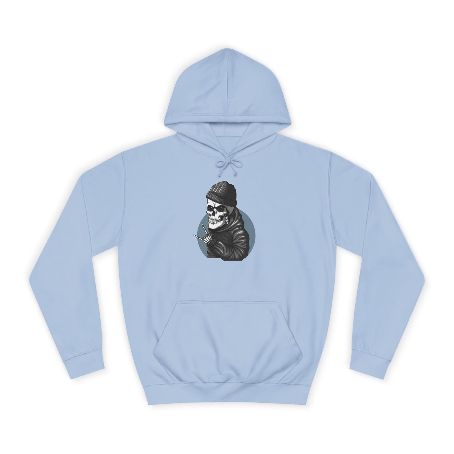Skull Unisex College Hoodie - Streetwear Casual Style