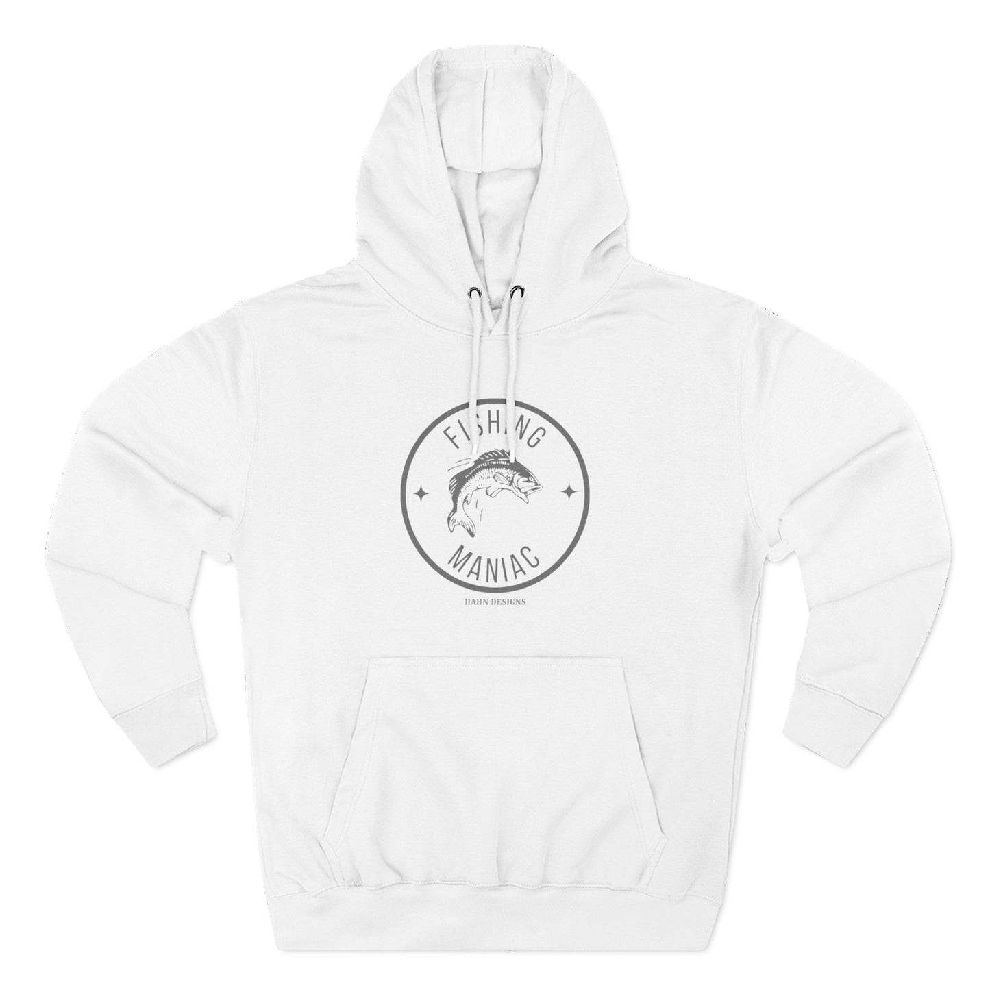 'HAHN' - FISHING MANIAC - THREE PANEL FLEECE HOODIE