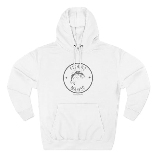 'HAHN' - FISHING MANIAC - THREE PANEL FLEECE HOODIE