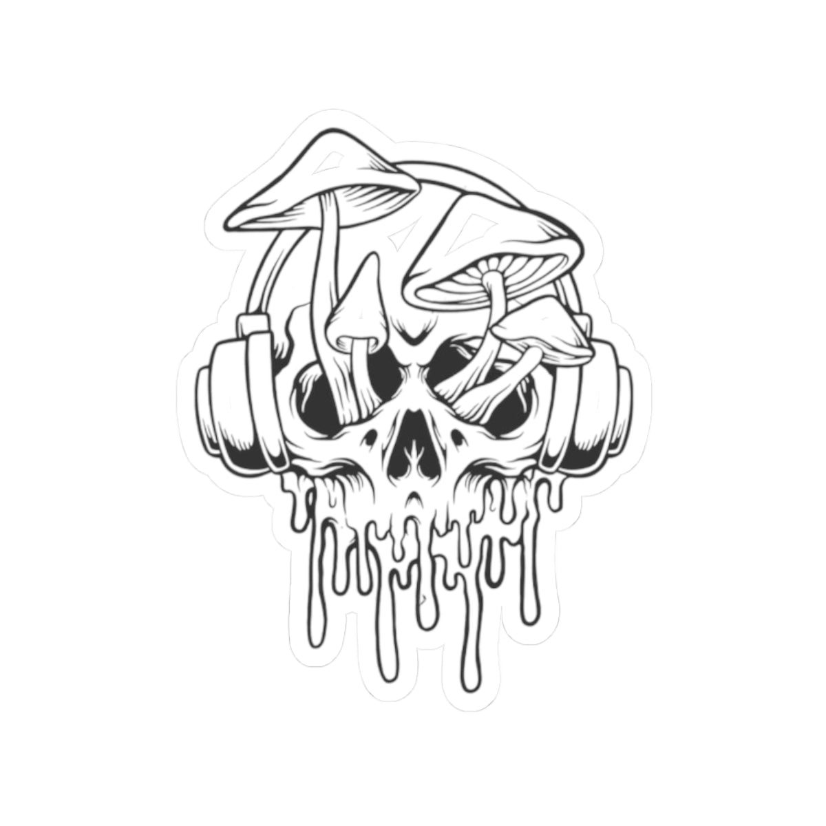 'HAHN DESIGNS' SKULL - STICKER