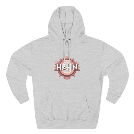 'HAHN' - WOMENS THREE PANEL FLEECE HOODIE