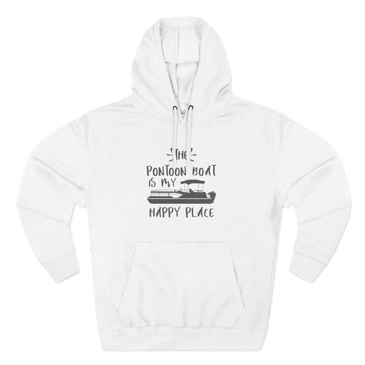 HAPPY PLACE - THREE PANEL FLEECE HOODIE