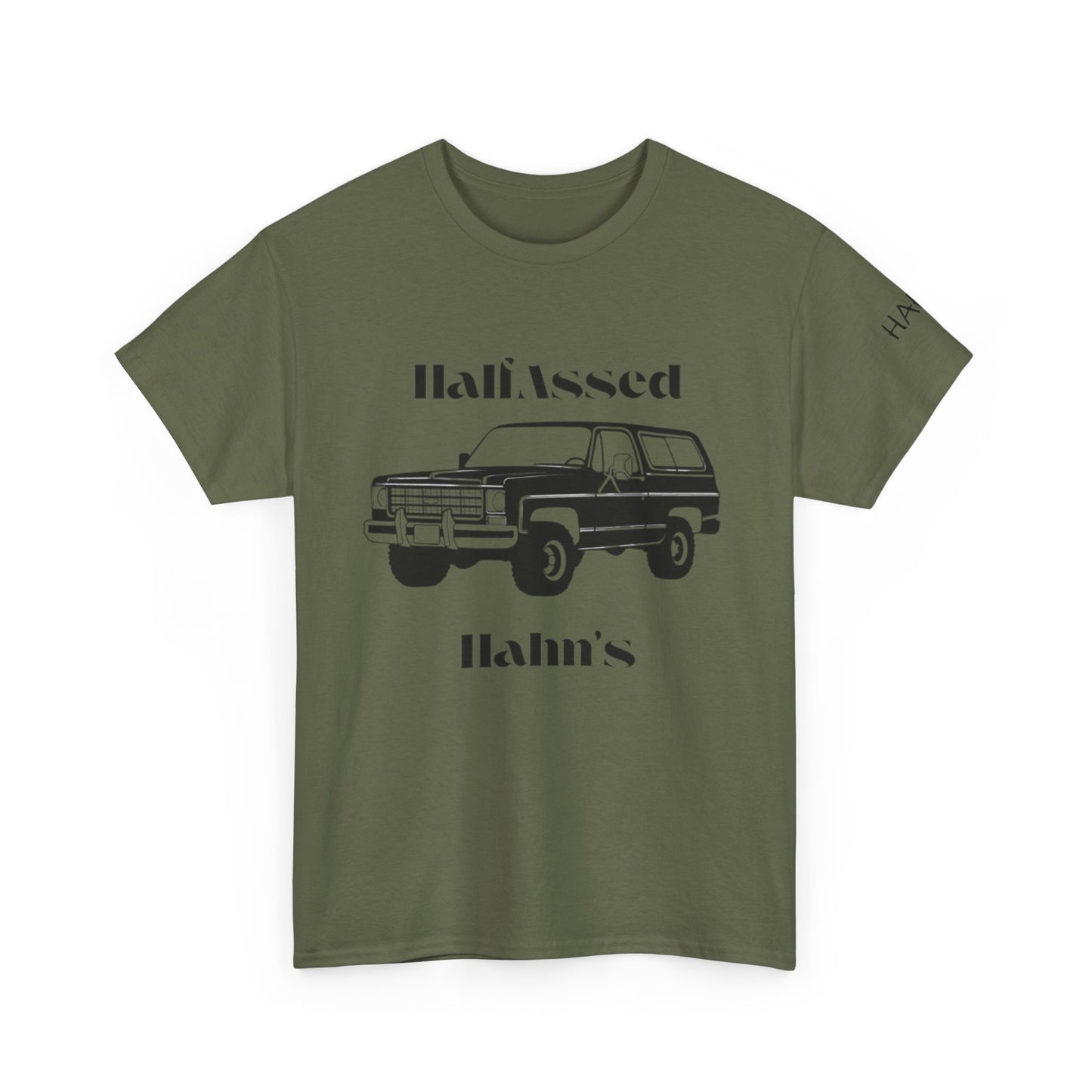 Half Assed Unisex Heavy Cotton Tee - Stylish and Casual T-Shirt