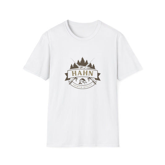 'HAHN' - ROD AND REEL - UNISEX SOFTSTYLE TEE