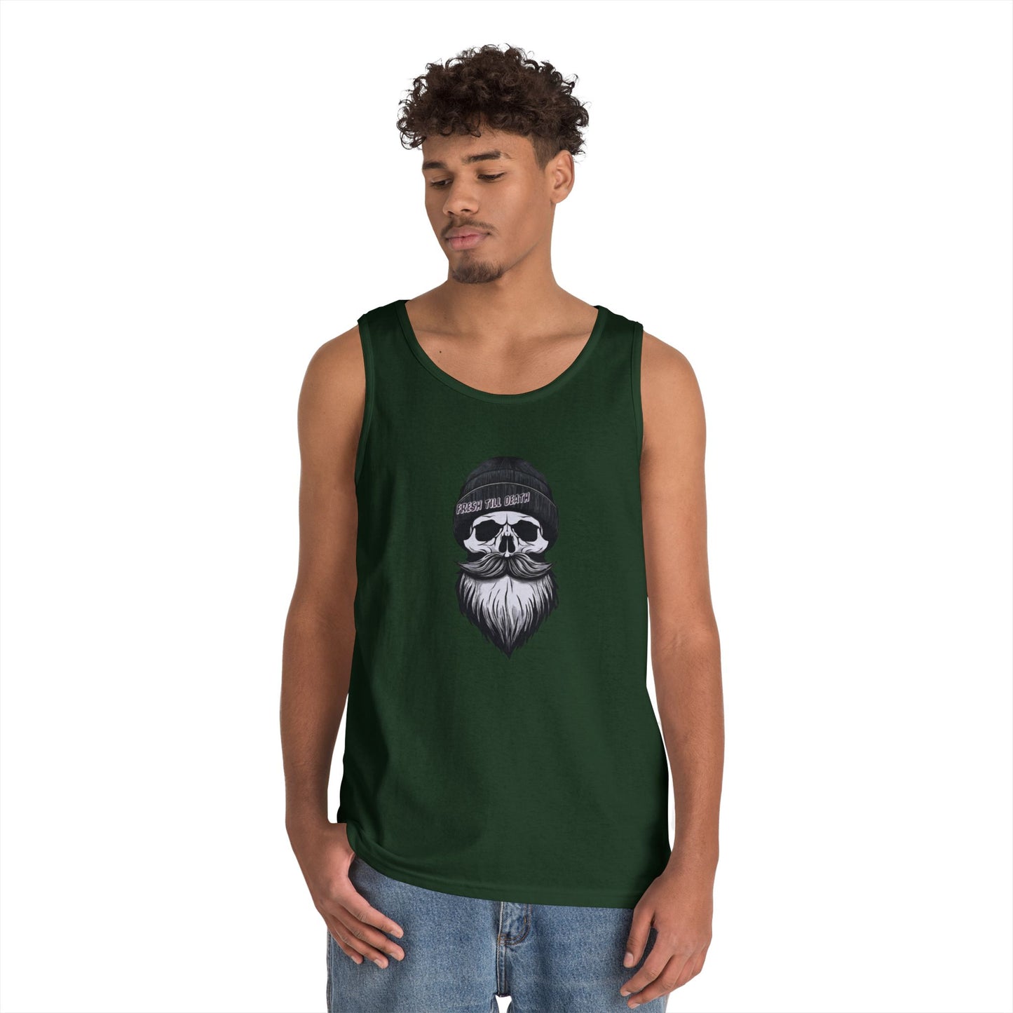 'FRESH TILL DEATH' HIPSTER - UNISEX HEAVY COTTON TANK TOP