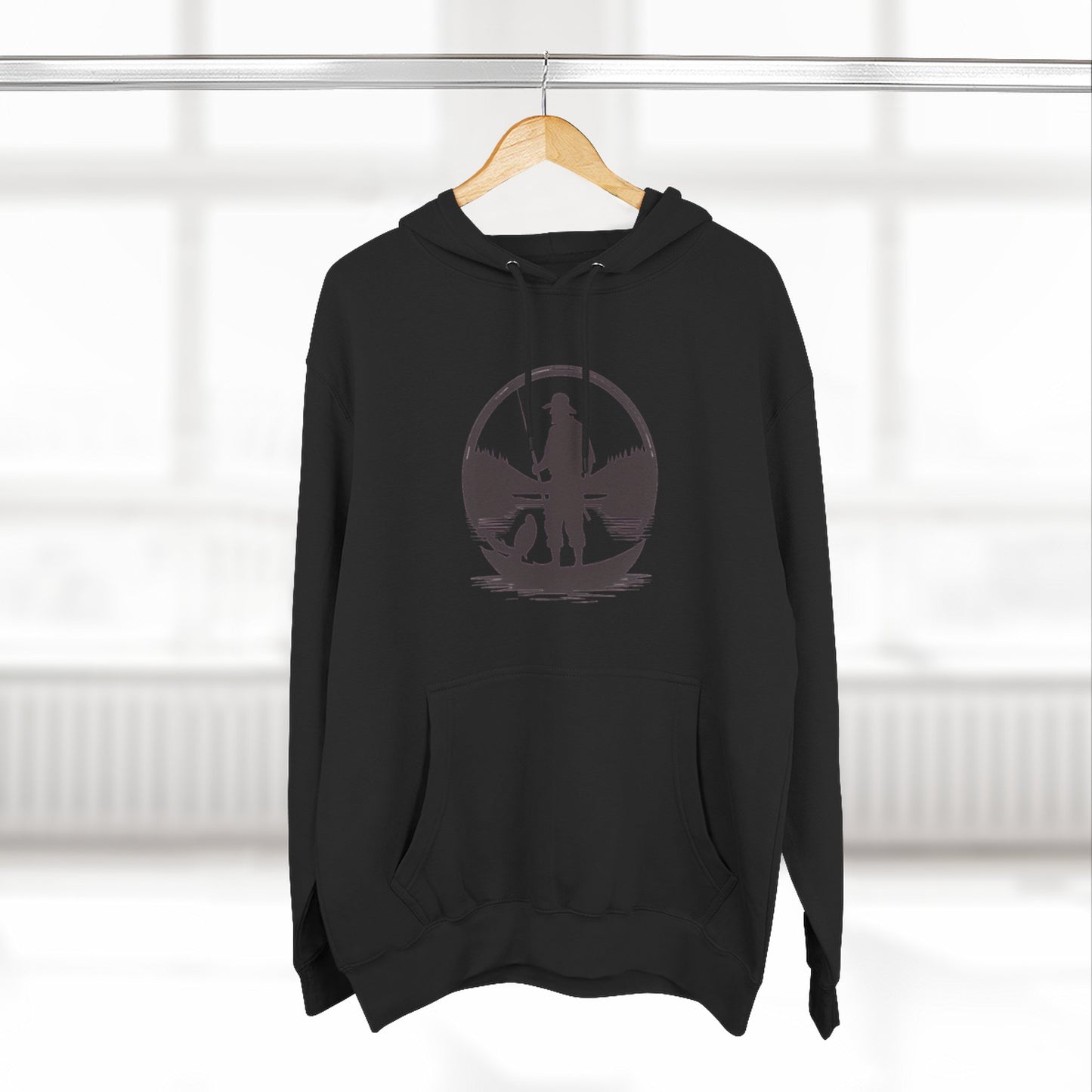 FISH ON - THREE PANEL FLEECE HOODIE