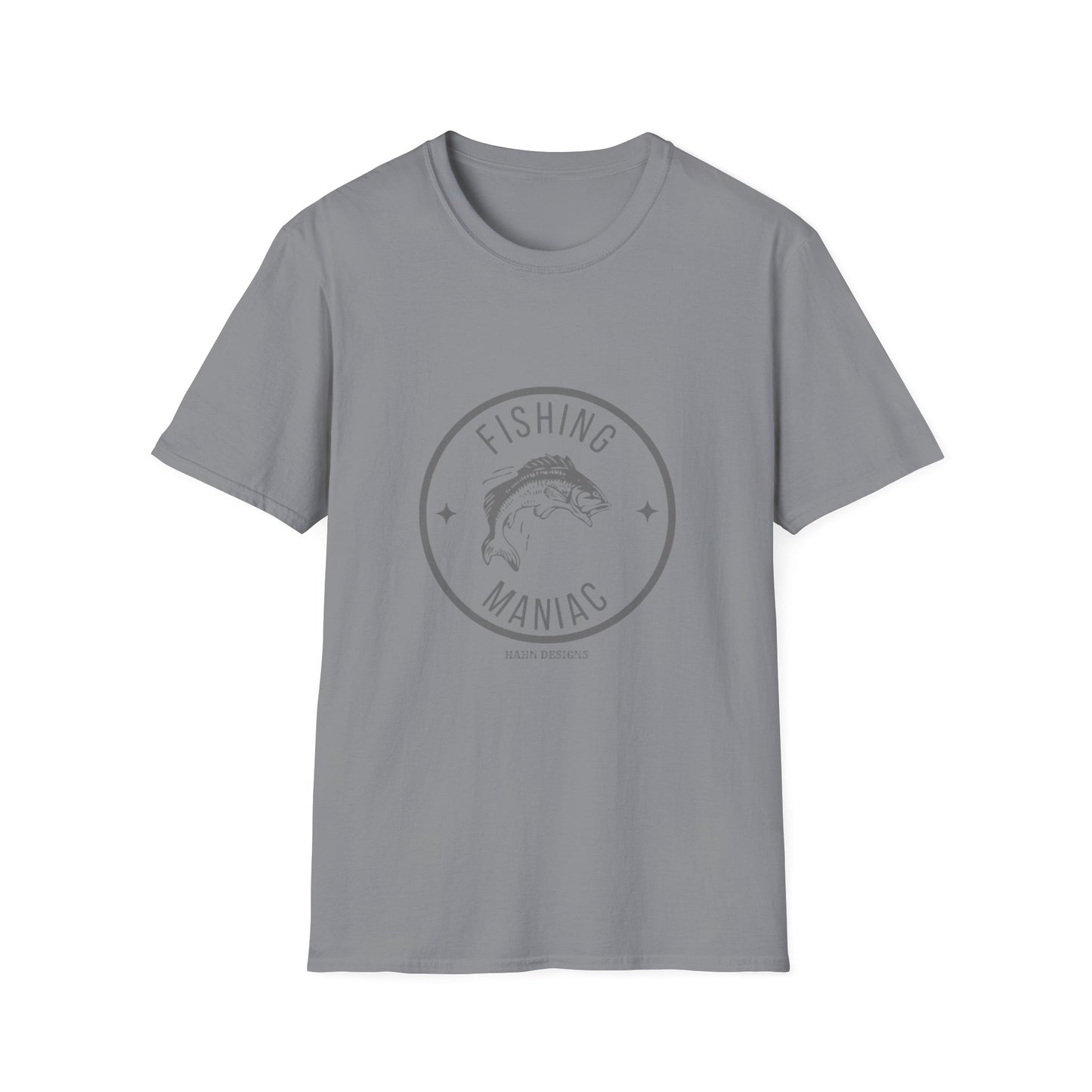 'HAHN' - FISHING MANIAC - UNISEX SOFTSTYLE TEE