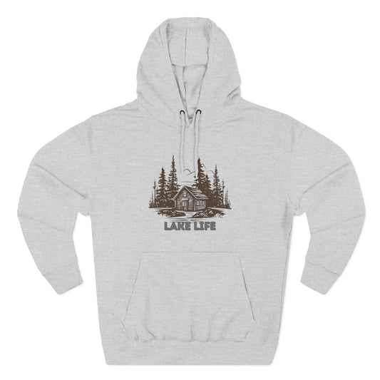 'HAHN' - LAKE LIFE - THREE PANEL FLEECE HOODIE